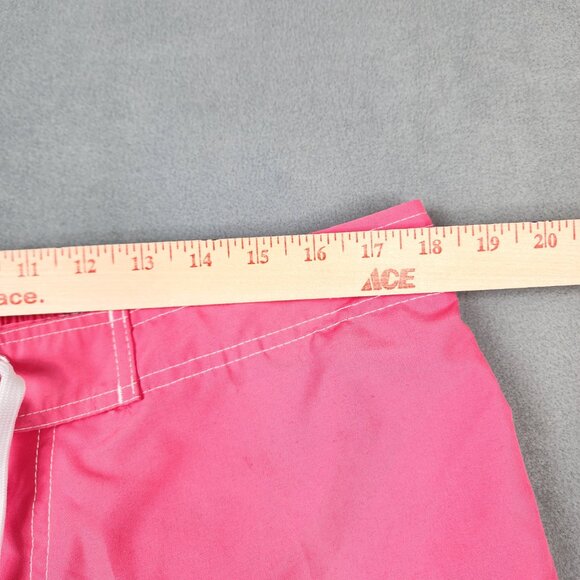 Raya Sun Swim Trunks Board Cargo Shorts Men's 1X Pink Stretch Waist Beach Surf - Picture 7 of 9